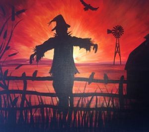 Silhouette Scarecrow
