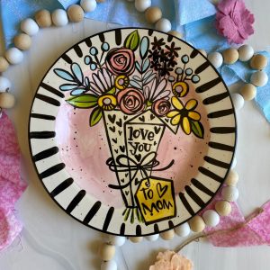 Flowers for Mom Project Kit – 12″ Platter