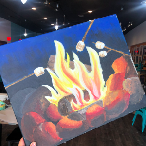 S’mores by the Campfire Canvas Kit