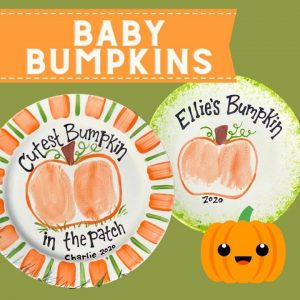 Baby Bumpkin Rim Platter (12″)