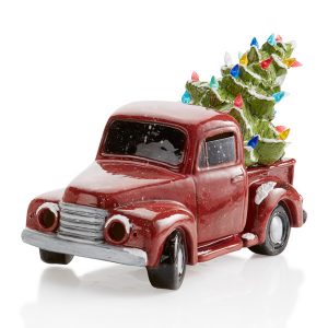Truck with Vintage Christmas Tree