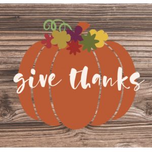 Board Art: Give Thanks