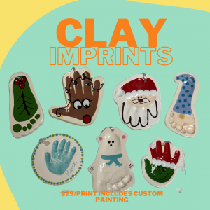 Holiday Clay Imprint Ornaments