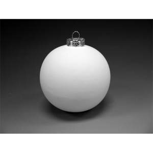 Silver Ball Cap Ornament