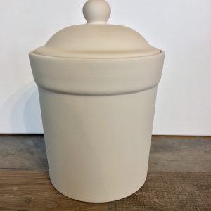 Large Canister with Rounded Lid