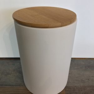 Canister with Bamboo Lid
