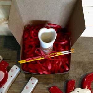 Heart Bud Vase Valentine’s Box