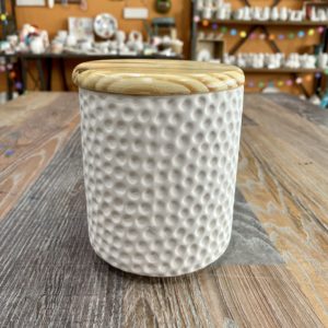Bubble Texture Canister w/ Lid